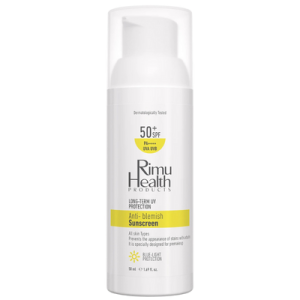 Rimu Health Lekeli Ciltler İçin Cilt Tonu Eşitleyici Aydınlatıcı Güneş Kremi 50 mL