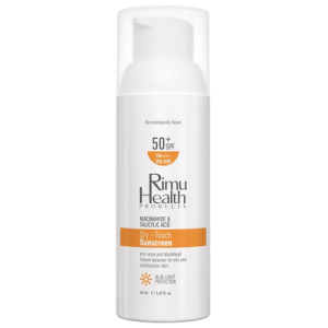Rimu Health Yağlı ve Karma Ciltler İçin Siyah Nokta ve Akne Karşıtı Güneş Kremi 50 mL