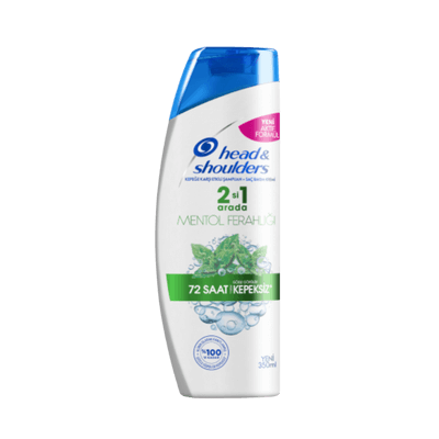 Head & Shoulders Mentol Ferahlığı 2'si 1 Arada Kepeğe Karşı Etkili Şampuan