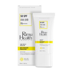 Rimu Health Lekeli Ciltler İçin 50 SPF Güneş Kremi 50mL