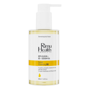 Rimu Health Tüm Cilt Tipleri İçin Siyah Nokta ve Sivilce Karşıtı Arındırıcı Yüz Temizleme Yağı 200mL