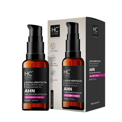 HC Care HC Alpha Arbutin %2, Hyaluronic Acid, Niacinamide %5 Serum, Leke Karşıtı ve Aydınlatıcı - 30 ml