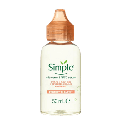 Simple Protect and Glow Işıltı Veren SPF30 Serum 50ml