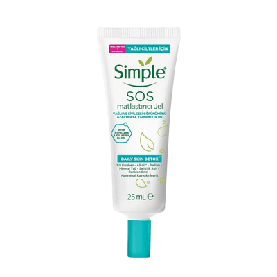 Simple Daily Skin Detox SOS Matlaştırıcı Jel 25 ml