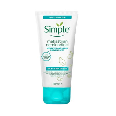 Simple Daily Skin Detox Matlaştıran Nemlendirici 50 ml