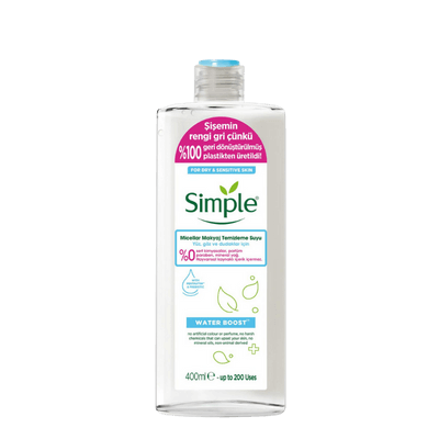 Simple Water Boost Micellar Makyaj Temizleme Suyu 400 ml
