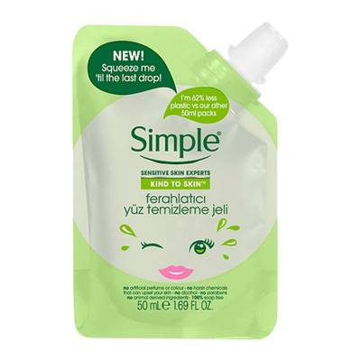 Simple Mini Ferahlatıcı Yüz Temizleme Jeli 50ml