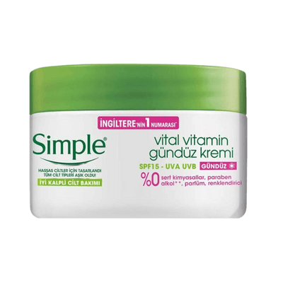 Simple Vital Vitamin Gündüz Kremi SPF15 50ml