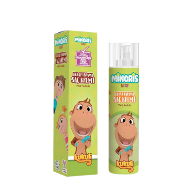 Kukuli & Minoris Kids Muz Kokulu Saç ve Vücut Bebek Saç Bakımı