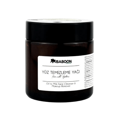Baboon Natural Süte Dönüşen Yüz Temizleme Yağı
