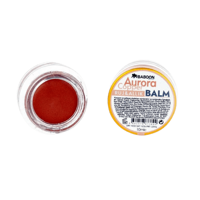 Baboon Natural Aurora Copper Balm - Ruj & Allık