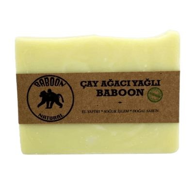 Baboon Natural Çay Ağacı Yağlı Baboon - Soğuk İşlem Doğal Sabun