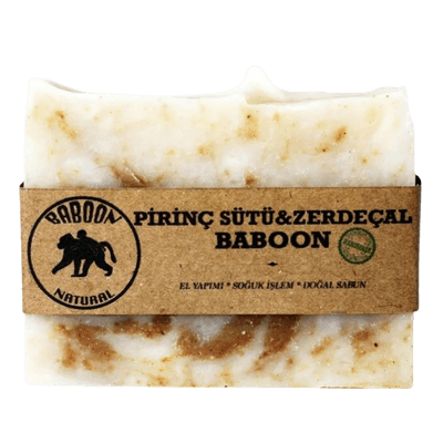 Baboon Natural Pirinç Sütü & Zerdeçal Baboon - Soğuk İşlem Doğal Sabun
