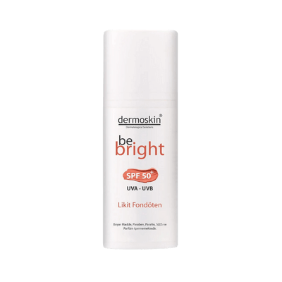Dermoskin Be Bright SPF50+ Likit Fondöten Medium - 33ml