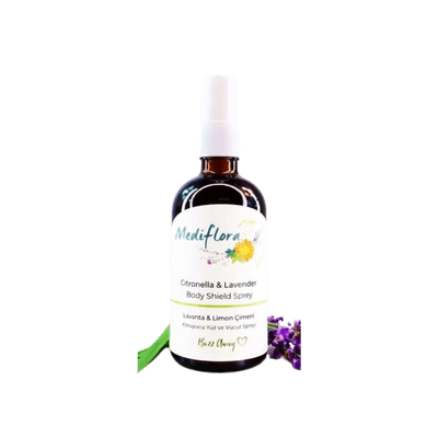 Mediflora Koruyucu Yüz ve Vücut Spreyi- Limon Çimeni (Citronella) & Bodrum Lavantası