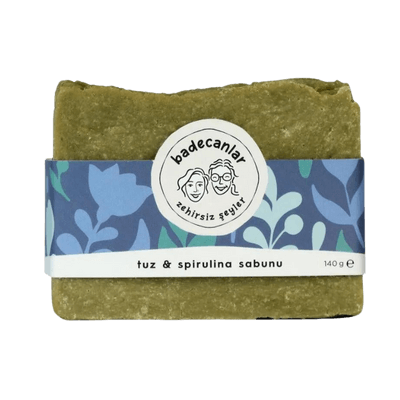 Badecanlar Tuz & Spirulina Sabunu
