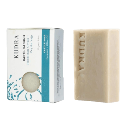 Kudra Hindistan Cevizi + Zeytinyağı Kastil Sabun 120g