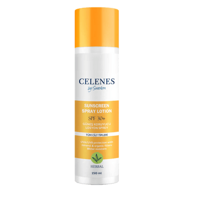 Celenes by Sweden Herbal Güneş Koruyucu Losyon Spray 30+ Spf