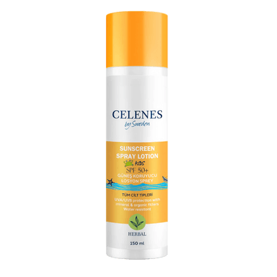 Celenes by Sweden Herbal Güneş Koruyucu Losyon Spray 50+ Spf Çocuk
