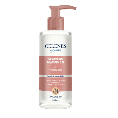 Celenes by Sweden Cloudberry Yüz Yikama Jeli Kuru/Hassas Ciltler