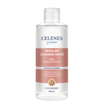 Celenes by Sweden Cloudberry Misel Temizleme Suyu Kuru/Hassas Ciltler