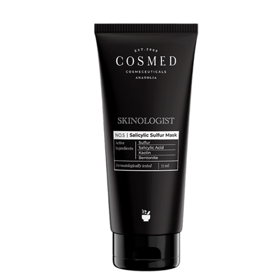 Cosmed Salicylic Sulfur Mask - Siyah Nokta Karşıtı Salisilik Asit ve Sülfür içerikli Kil Maskesi 75ml