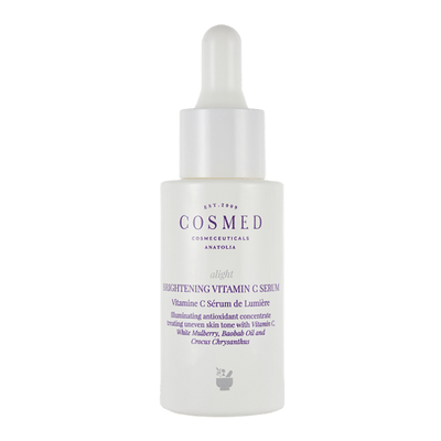 Cosmed Brightening Vitamin C Serum - Aydınlatıcı ve Leke Karşıtı Etkili C Vitamini Serum - Cilt Tonu Eşitleyici 30ml