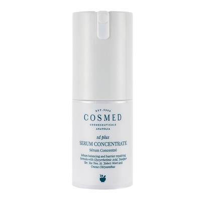 Cosmed Serum Concentrate - Yağlı Pullanma Sorunu Yaşayan Ciltler İçin Serum - Ardıç katranı, Sarı Kantaron ve Meyan Kökü içerikli