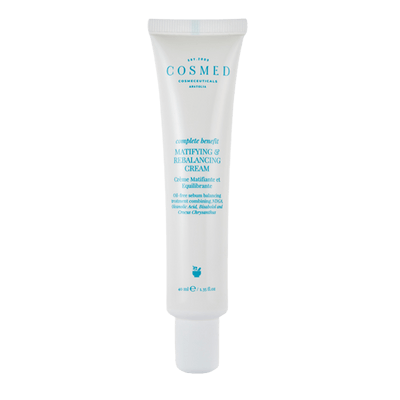 Cosmed Matifying & Rebalancing Cream - Yağlı/Karma ve Akne Eğilimli Ciltler İçin Matlaştırıcı Nemlendirici Oil free Krem - Parlama Karşıtı formül 40ml