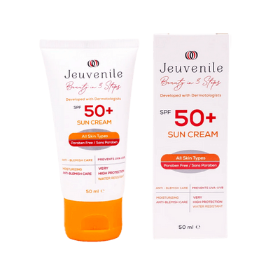 Jeuvenile SPF 50+ Leke Karşıtı Yüksek Koruma Güneş Bakım Kremi
