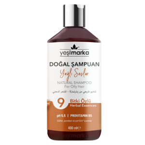 Yeşilmarka Doğal Şampuan – Yağlı Saçlar İçin 400 mL