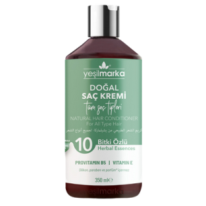 Yeşilmarka Doğal Saç Kremi – Tüm Saç Tipleri İçin 350 mL