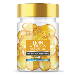 Yeşilmarka Saç Vitamini – Keratin Oil & Royal Jelly 30 Kapsül