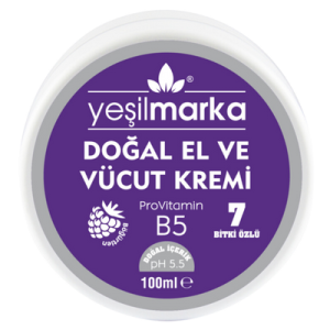 Yeşilmarka Doğal El ve Vücut Kremi – Böğürtlen 100 mL