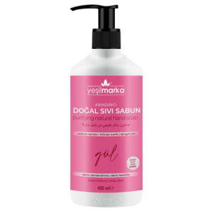 Yeşilmarka Arındırıcı Doğal Sıvı Sabun – Gül 400 mL
