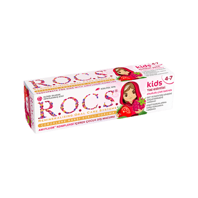 R.O.C.S. Kids Ahududu ve Çilek Tadında Diş Macunu