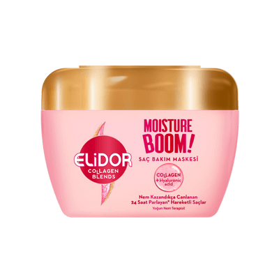 Elidor Collagen Blends Saç Bakım Maskesi - Moisture Boom Yoğun Nem Terapisi