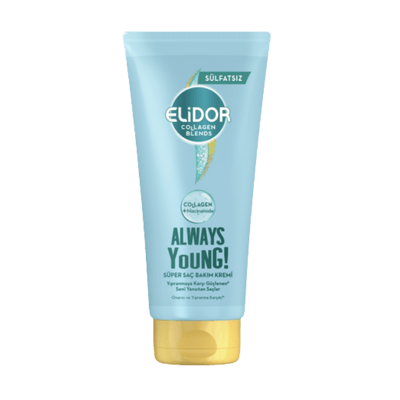 Elidor Collagen Blends Sülfatsız Süper Saç Bakım Kremi - Always Young Onarıcı Ve Yıpranma Karşıtı