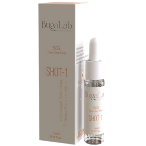 BugaLab Dermatologique SOS Shot-1 Serum: Yenileyici ve İnce Çizgileri Azaltıcı Etkili Atelocollagen Serum 5 mL