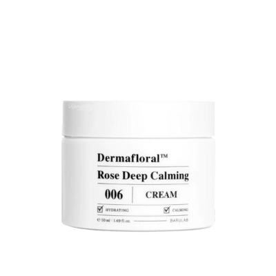 Barulab DermaFloral™ Rose Deep Calming Cream - Serinletici Nemlendirici Gül Suyu Kremi 50ml