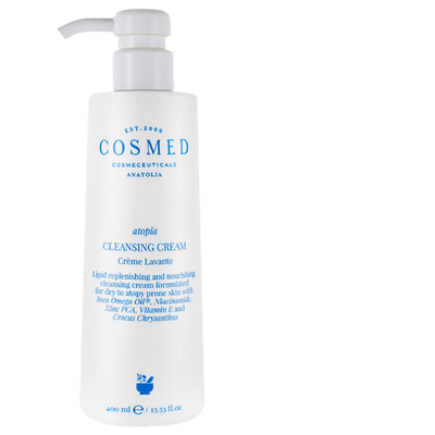 Cosmed Cleansing Cream - Yüz ve vücut Temizleyici Süt Krem - Creme Lavante - Kuru ve Atopik Eğilimli Ciltler 400 ml