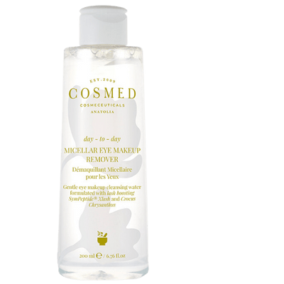 Cosmed Micellar Eye Makeup Remover-Kirpik Besleyici Göz Makyaj Temizleyici Miceller Su 200 ML