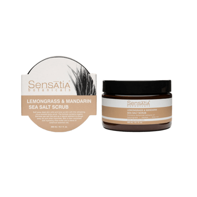 Sensatia Botanicals Limonotu-Mandalina Özlü Deniz Tuzu Peelingi
