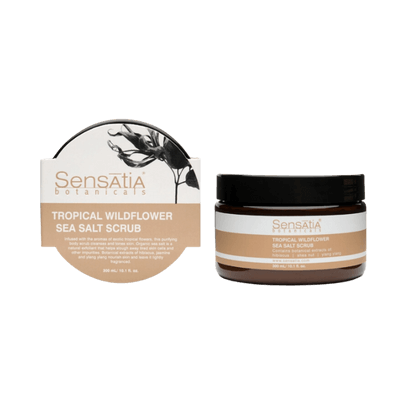 Sensatia Botanicals Tropik Kır Çiçeği Deniz Tuzu Peelingi 300ml