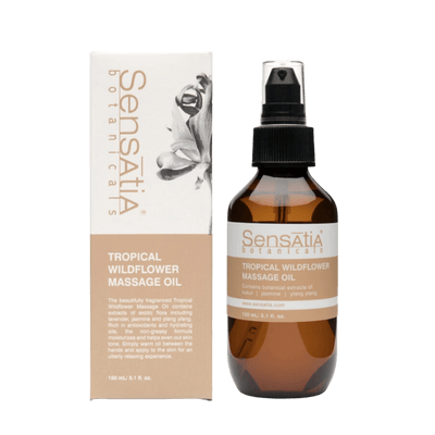 Sensatia Botanicals Tropical Wildflower Massage Oil
