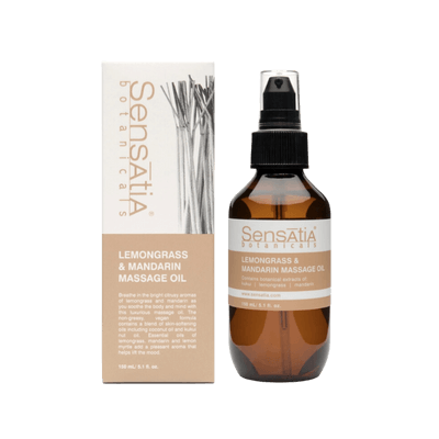 Sensatia Botanicals Lemongrass-Mandarin Massage Oil