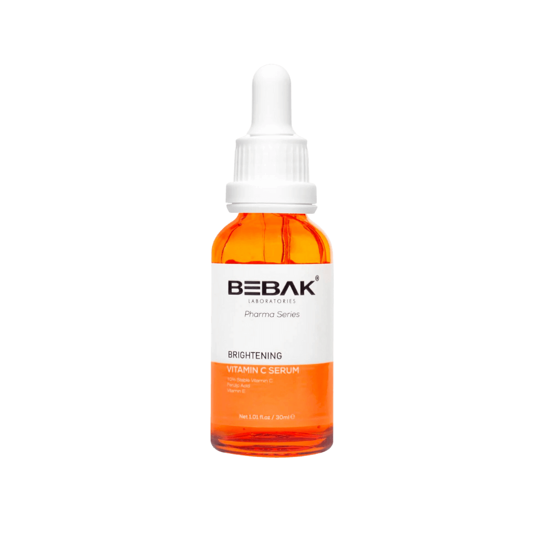 Bebak Pharma Brightening Serum 10% Vitamin C Ferulic Acid VitE Leke Karşıtı Aydınlatıcı Serum 30ml