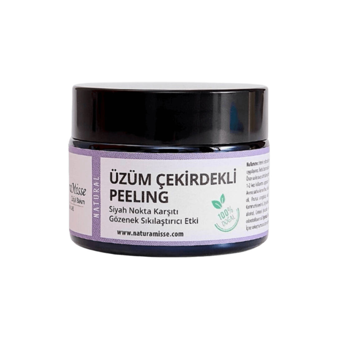 Naturamisse Üzüm Çekirdekli Peeling 50 Ml Derinlemesine Temizlik Siyah Nokta Karşıtı Gözenek Sıkılaştırıcı Etki