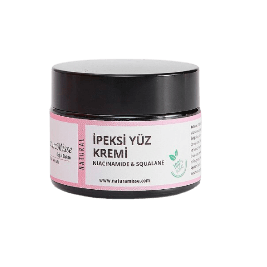 Naturamisse İpeksi Yüz Kremi 50 Ml Niacinamide Squalen Doğal Nemlendirici- Anti aging - Onarıcı