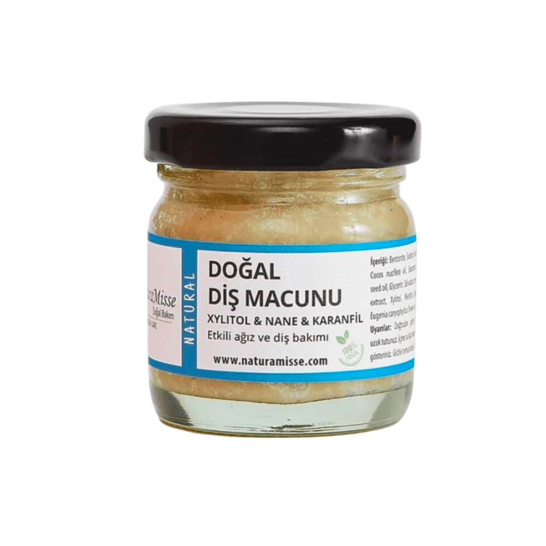 Naturamisse Doğal Diş Macunu 40 Ml Bentonit Kil- Nane Yağı-Misvak Özlü Diş Beyazlatıcı-Diş-Ağız Bakımı